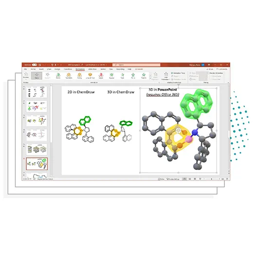 Bring your molecules to life screenshot chemdraw