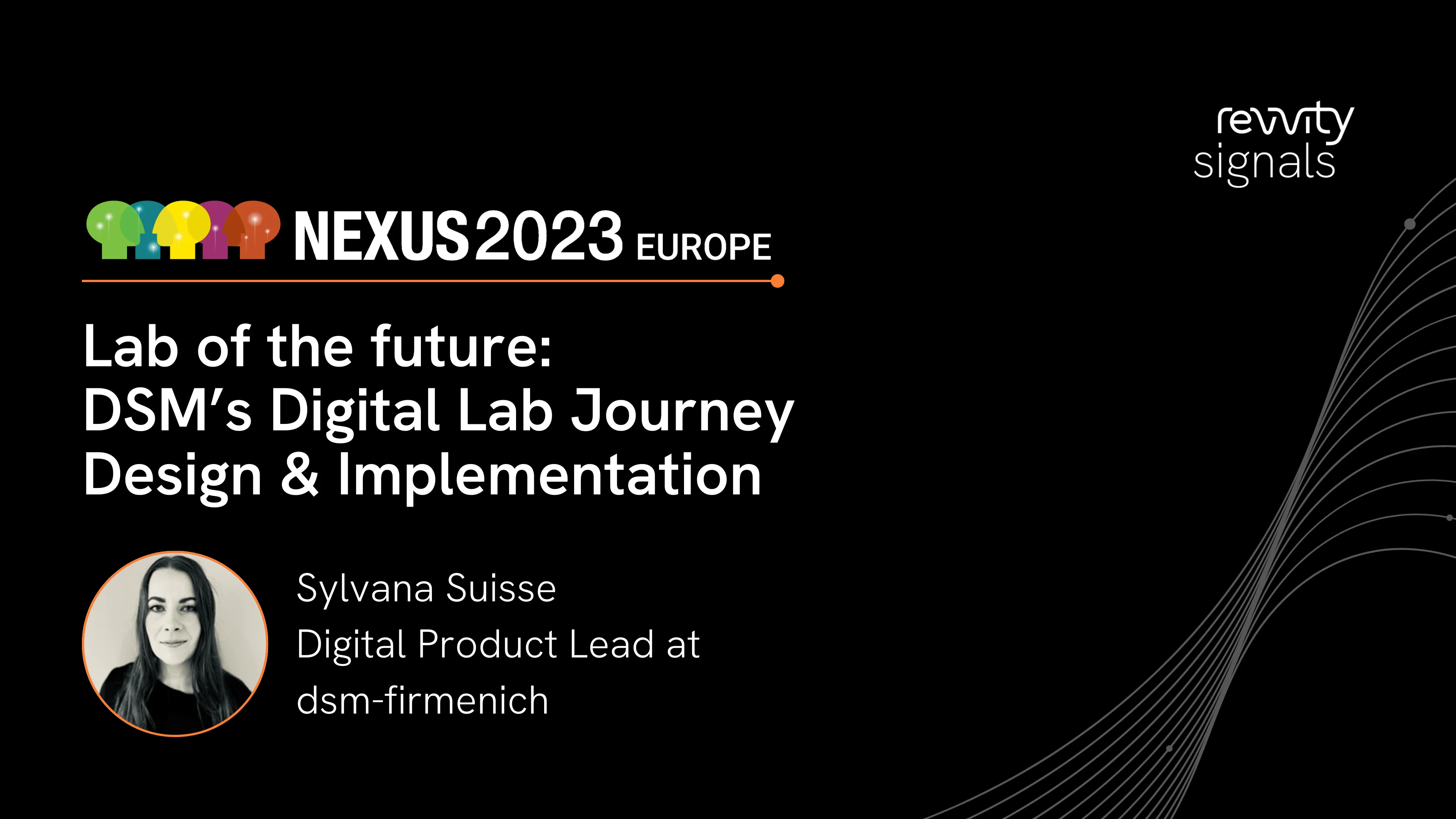 Watch Day 1, EU NEXUS 2023 - Lab of the Future: DSM'S Digital Lab Journey Design & Implementation on Vimeo.