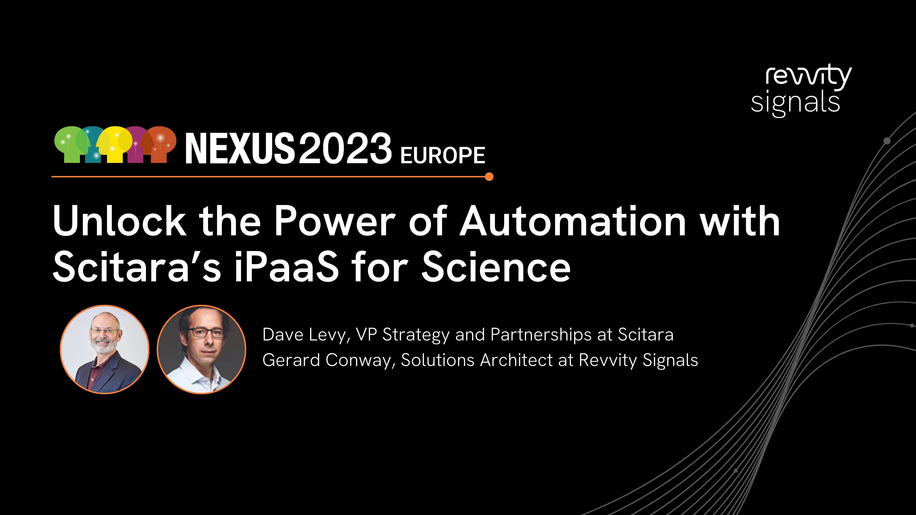 Watch Day 1, EU NEXUS 2023 - Unlock the Power of Automation with Scitara's iPaaS for Science on Vimeo.