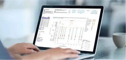 Clinical Data Review: Workflow Solution image with monitor view