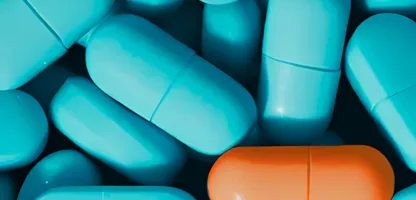 Blue pills with one orange pill thumbnail SRS accelerate research wp