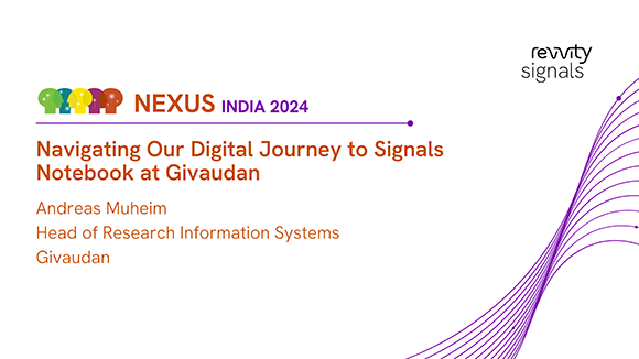 Watch Navigating Our Digital Journey to Signals Notebook at Givaudan on Vimeo.