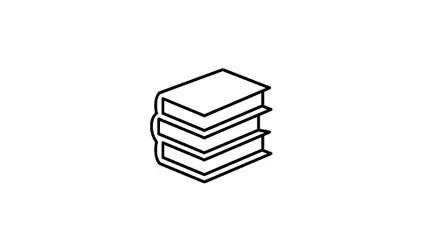 Education & Enablement icon, a stack of 3 books