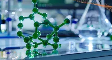 Signals ChemDraw card preview of scientific equipment on a lab table