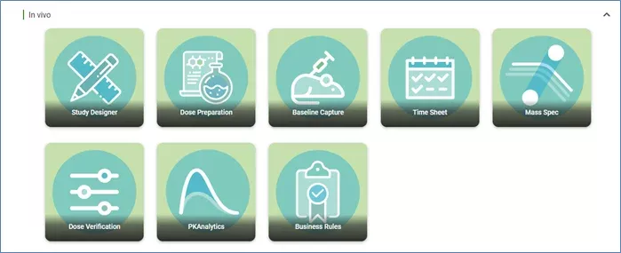 Fig 3: In vivo apps for Pharmacokinetics