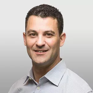 Ralph D. headshot image over a grey background