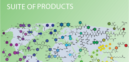 ChemOffice v22 suite of products with dots on world map