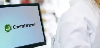 every chemist can draw - close up of screen