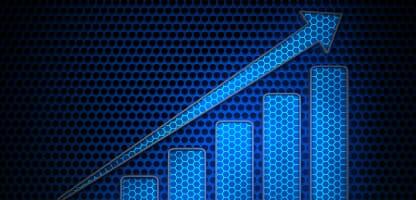Indian CROs article thumbnail a bar graph with an arrow going up