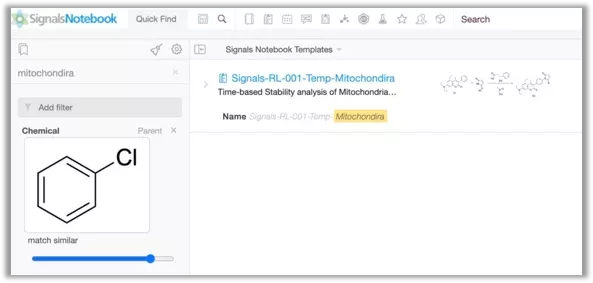 A screenshot of Signals Notebook showcasing different template options