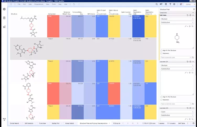 A screenshot showcasing various chemical compounds and visual aids breaking down their makeup